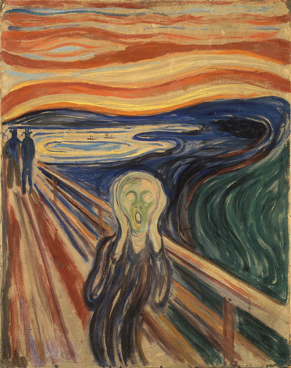El Grito por Edvard Munch icono del expresionismo