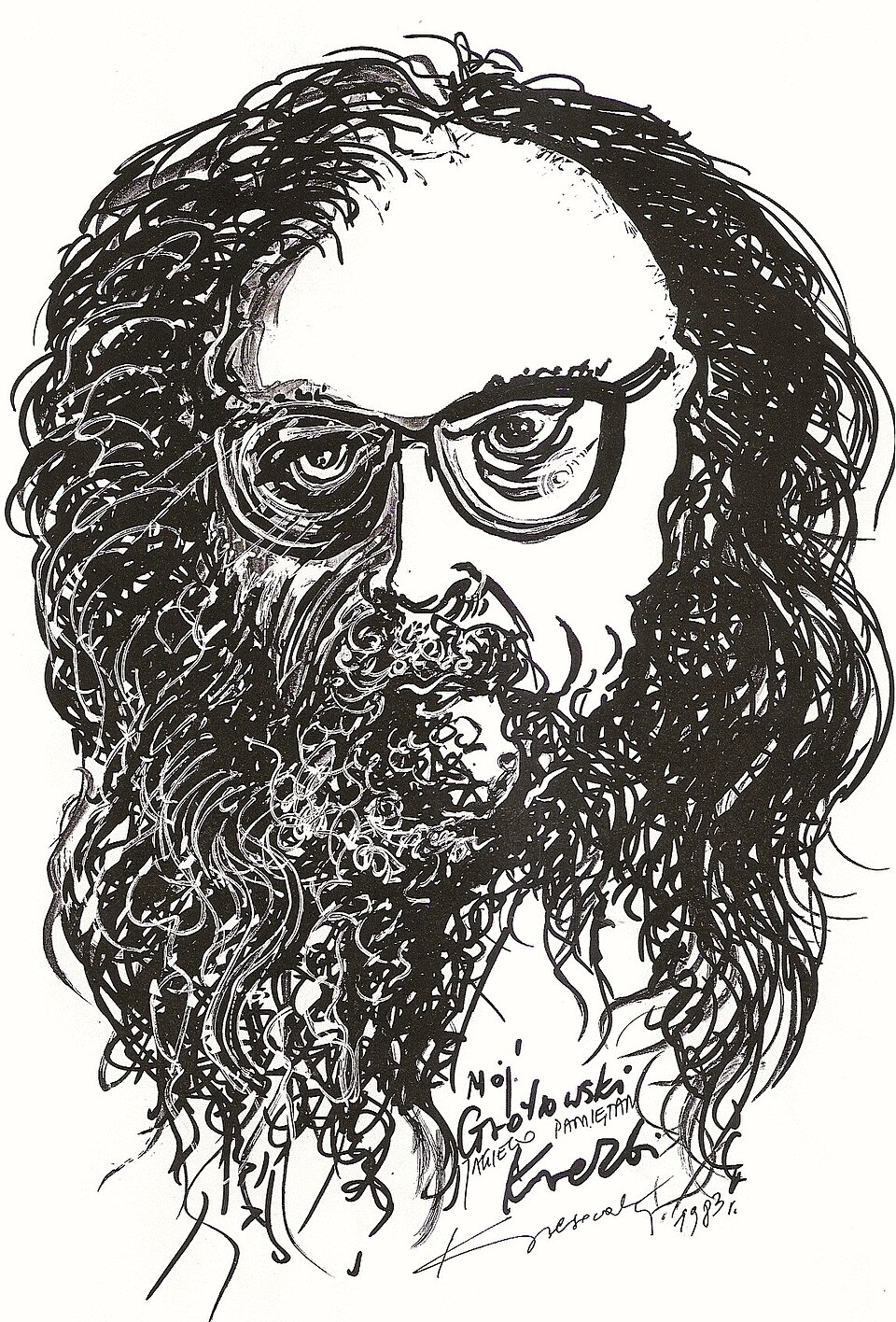 Retrato histórico de Jerzy Grotowski teorizador de la Vía Negativa