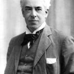 Retrato de Konstantin Stanislavski sentado en una silla en 1912