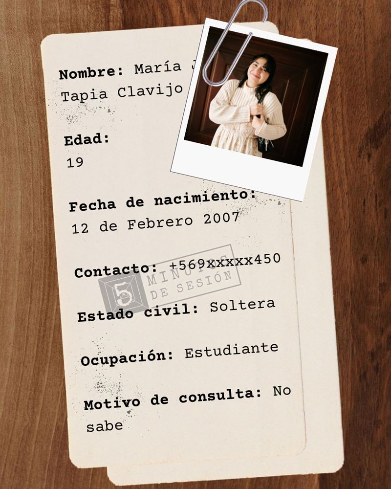 María Jesús — Paciente del Miércoles (Semana 1)